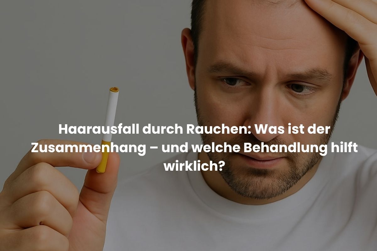 Haarausfall durch Rauchen: Ursachen, Risiken & wirksame